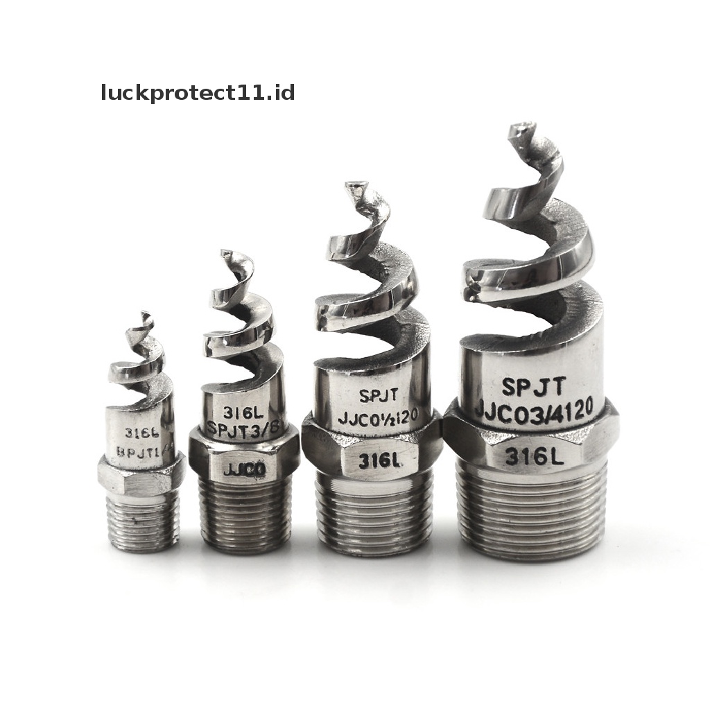 // Hg &amp; ID// Kepala Sprinkler Nozzle Atomisasi Spiral Cone Stainless Steel 1per4 &quot;1Per2&quot; Baru.