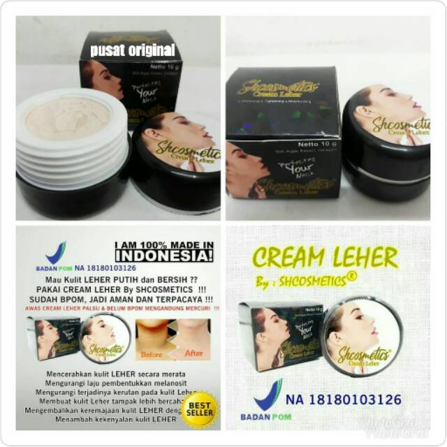 CREAM PEMUTIH LEHER ORIGINAL BPOM / NECK CREAM