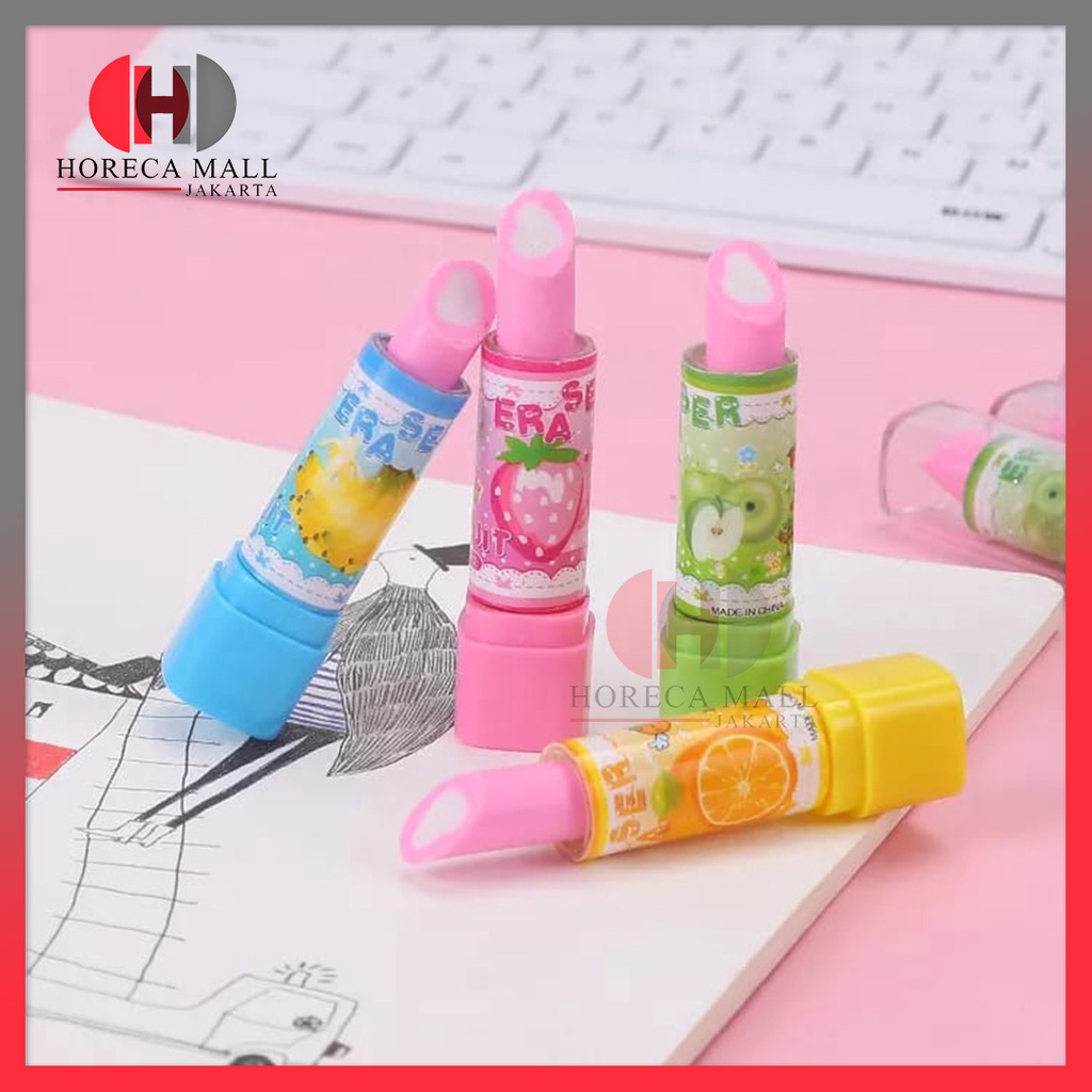 

Horeca Mall - Penghapus Bentuk Lipstik Penghapus Kertas Murah Penghapus Warna Karakter