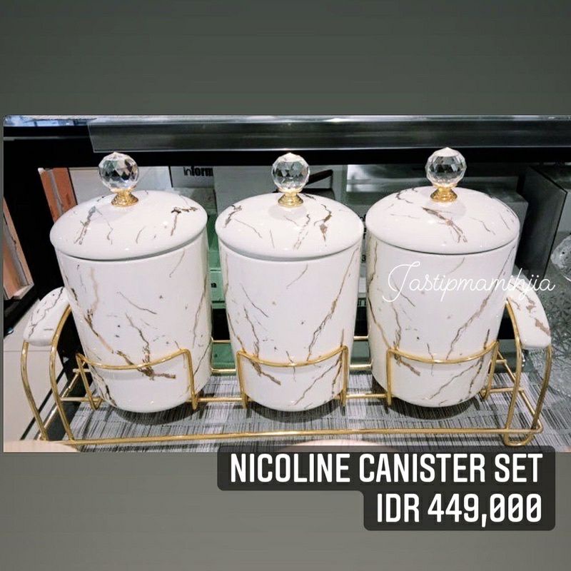 NICOLINE CANISTER SET KERAMIK INFORMA