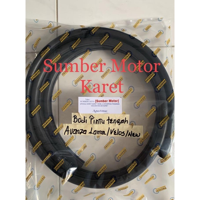 Sparepart Mobil Karet Body Pintu Tengah Avanza Veloz/ Avanza Lama New Produk Rekomendasi