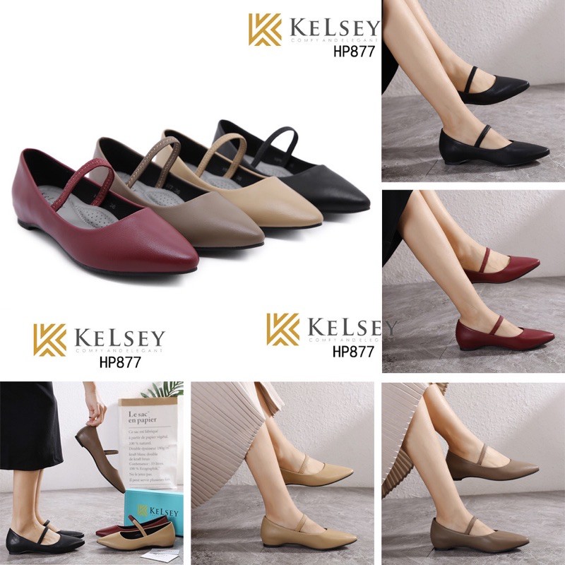 NICOLE SEPATU KULIT WANITA IMPORT KELSEY HP877 SEPATU KERJA