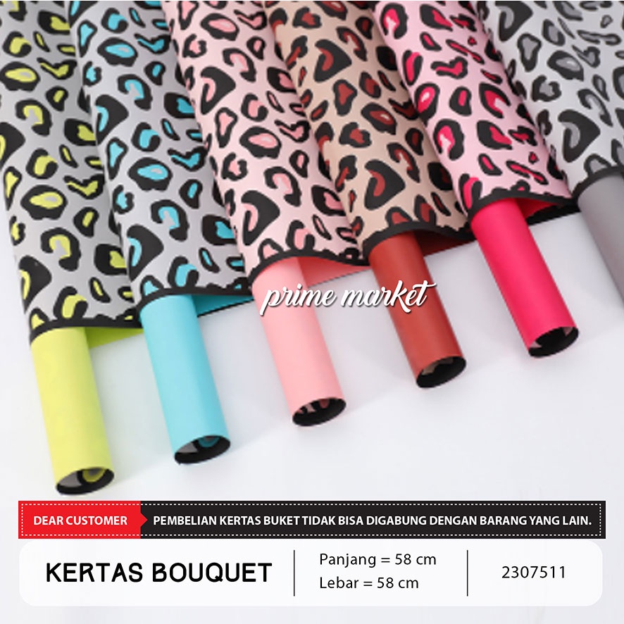 

Kertas Buket Bunga / Kertas Cellophane / Kertas Bunga Buket Motif Macan Tutul (2307511)