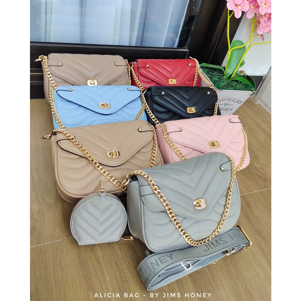 TAS WANITA ALICIA BAG JIMS HONEY