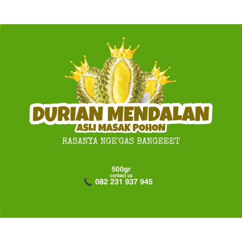 

Durian Mendalan Duren mendalan asli masak pohon