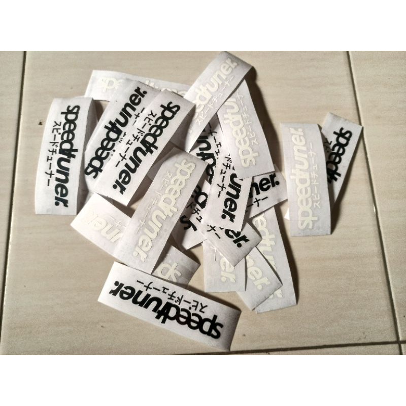 STICKER CUTTING SPEEDTUNER JAPAN JEPANG