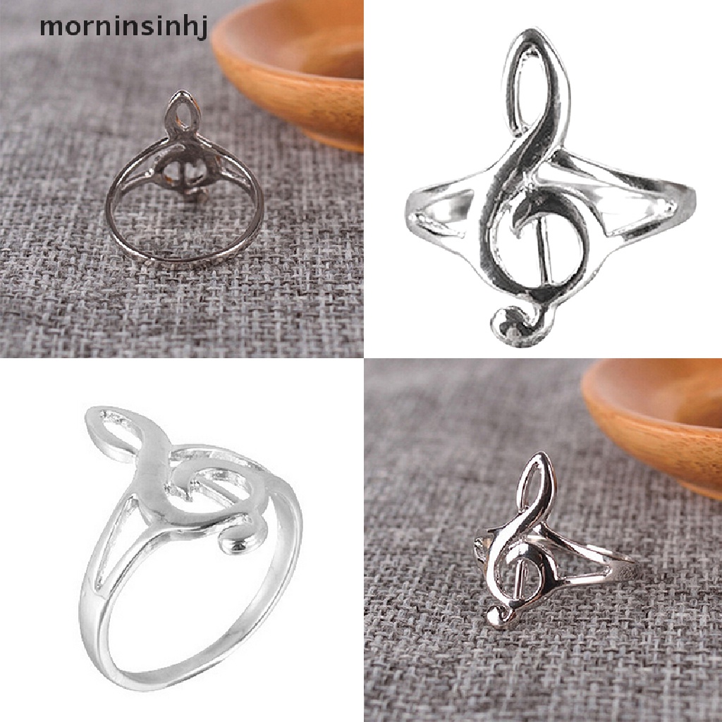 Mor Cincin Lapis Silver Model Not Musik Untuk Wanita