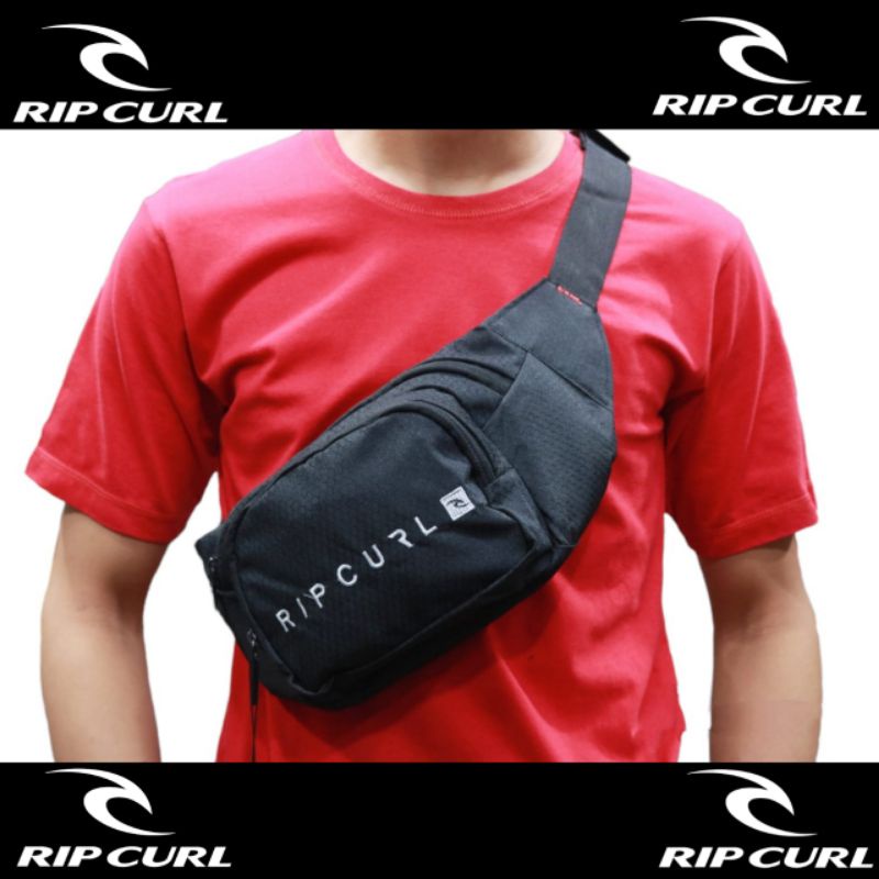 Tas Slempang Waistbag RIPCURL Motif Tawon Premium Tas Slempang Pria / waistbag Pria / Tas Surfing / Tas distro