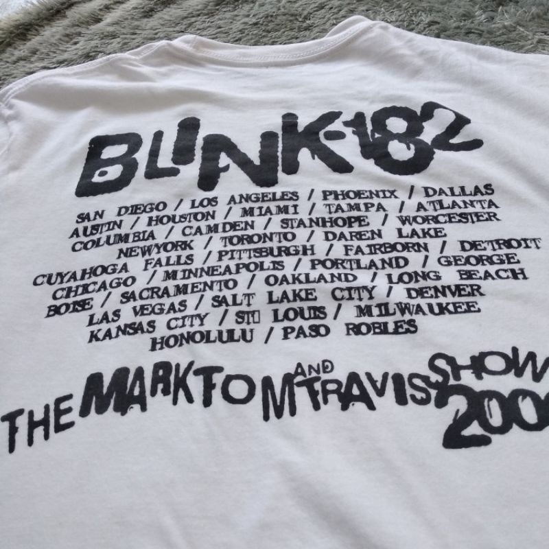 kaos band blink 182 second