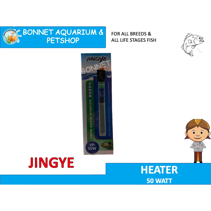 HEATER AQUARIUM PEMANAS AIR JINGYE 50W