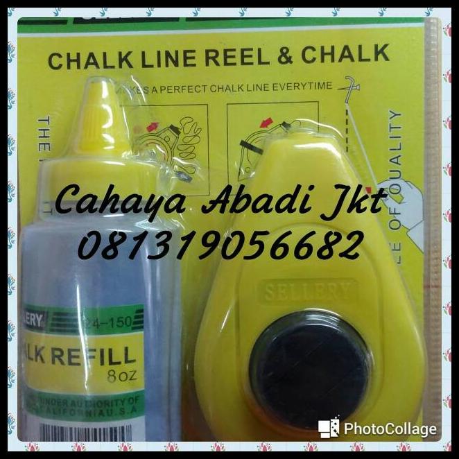 

Sipatan/Kapur Pembatas/Chalk Line Reel&Chalk