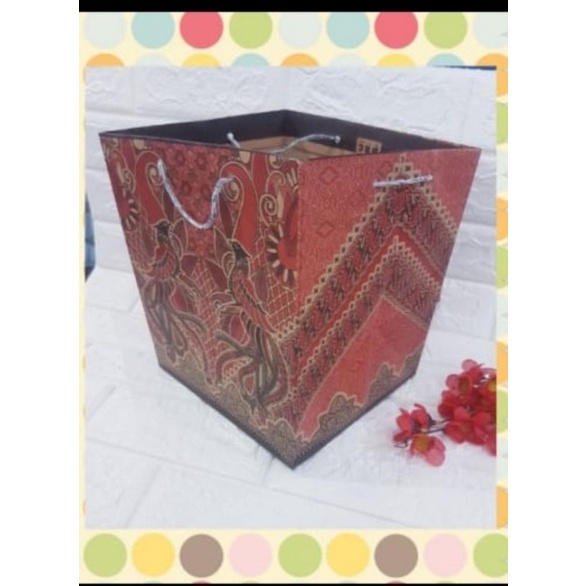 

Paperbag batik uk 25*22*22