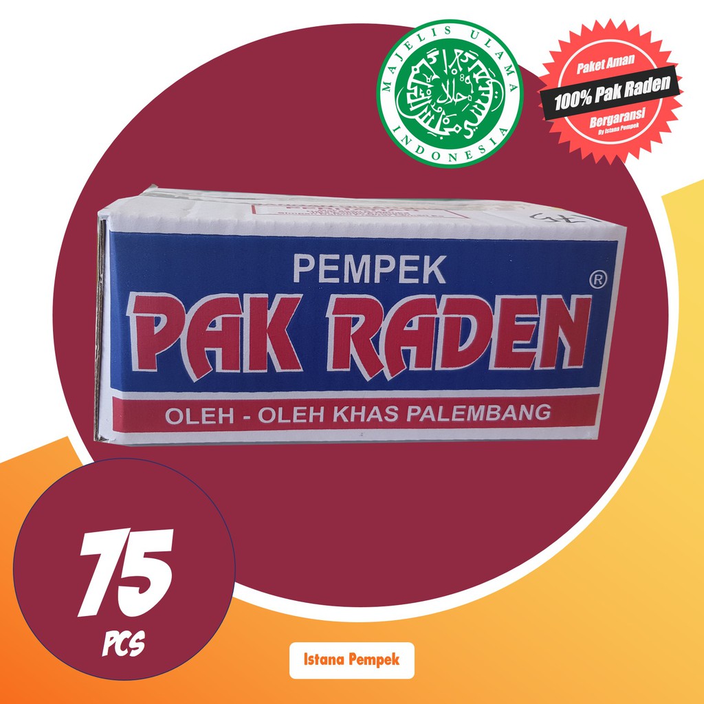 

Pempek Pak Raden Isi 75pcs