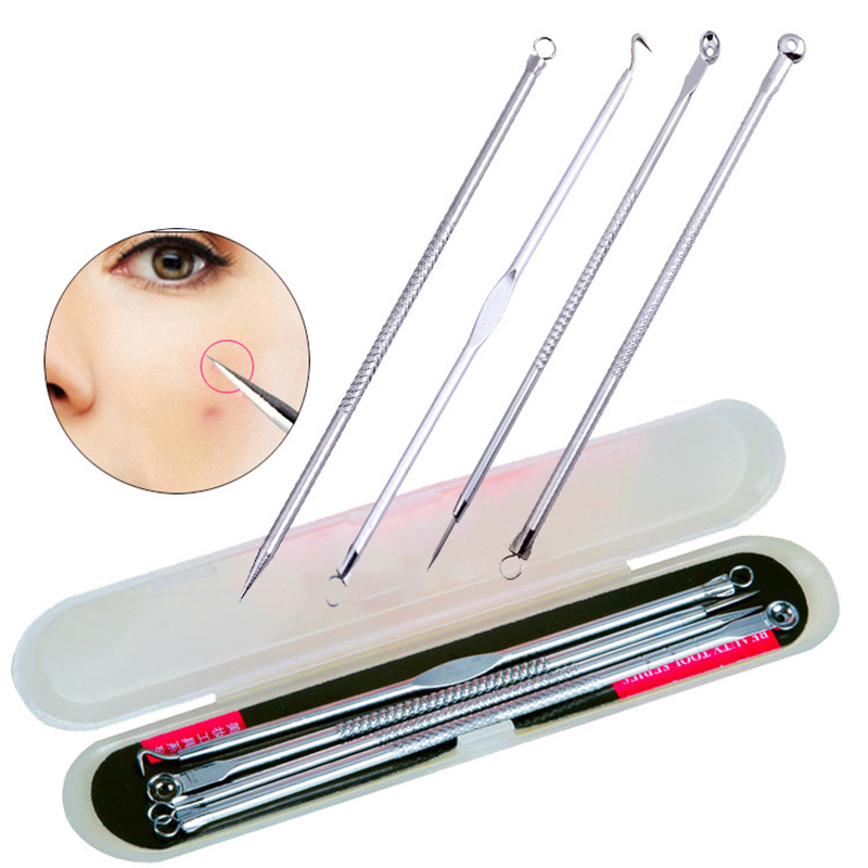 Face Care Skin Acne Pimple Needle Remover Kit 4 PCS / Pembersih Wajah