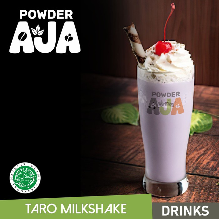 POWDER AJA - POWDER DRINK RASA TARO MILKSHAKE