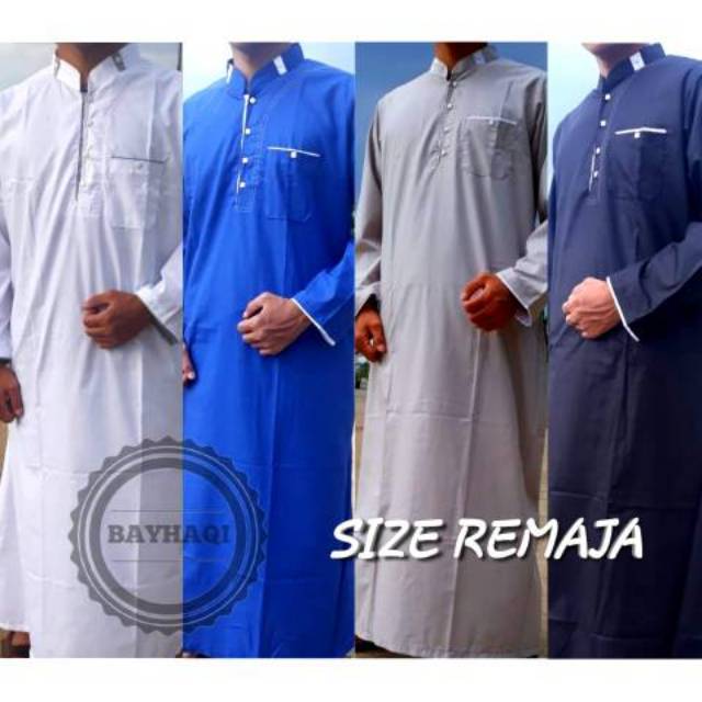 Baju muslim jubah belita remaja anak laki laki
