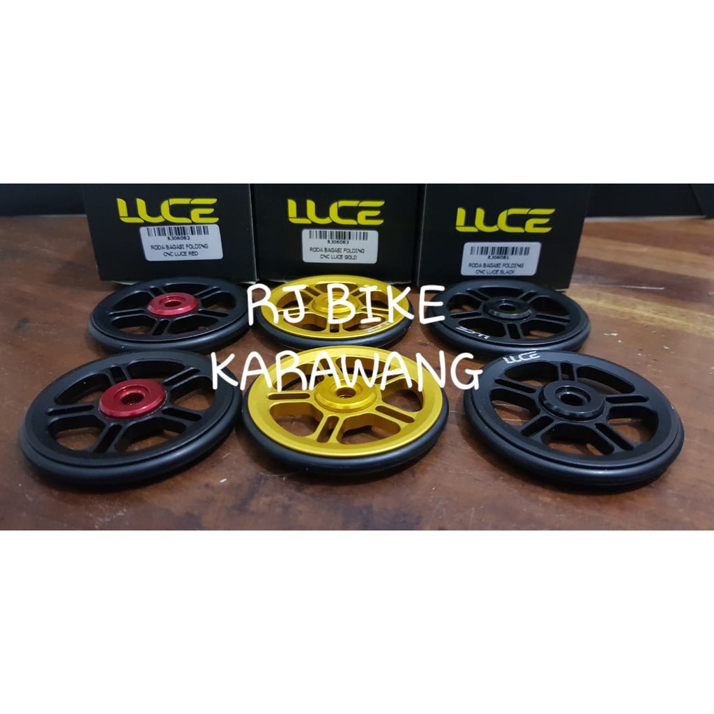 Luce Wheels CNC AL6061 Easy Wheel Folding Bike Roda untuk pikes brompton threesixty dan lainnya