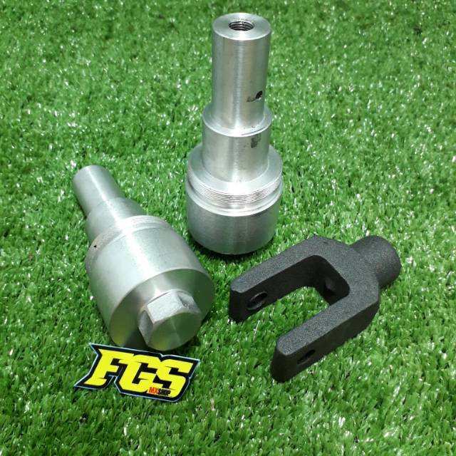PAKET PENINGGI KLX BF SUPERMOTO DEPAN BELAKANG PENINGGI USD KLX 150 BF SUPERMOTO