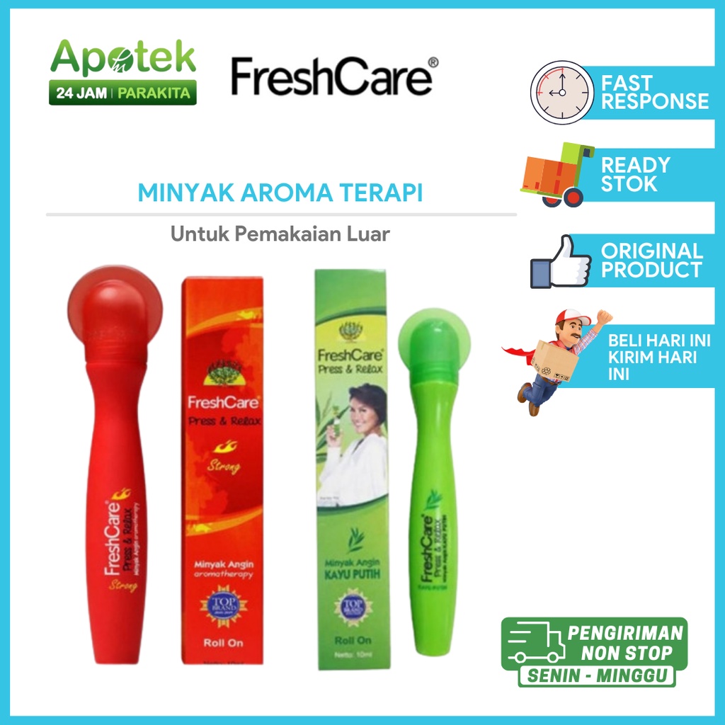 Fresh Care Press And Relax/ Fresh Care Roll On Strong/ Minyak Kayu Putih