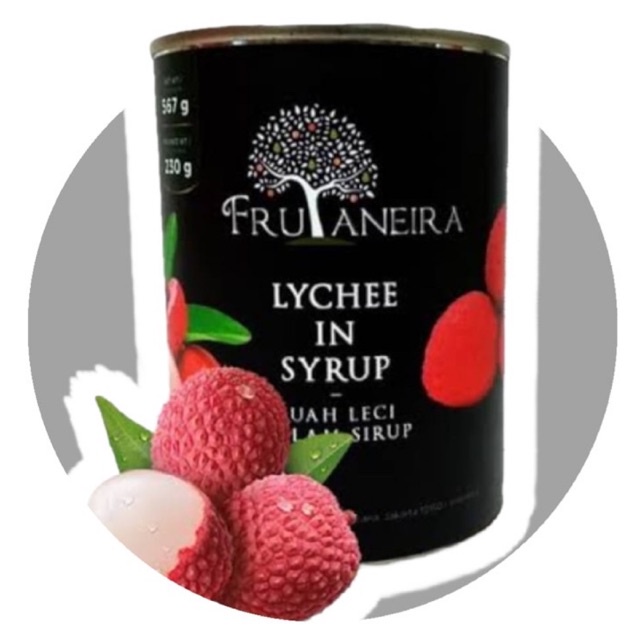 

FRUITANEIRA lychee (leci) kaleng 500ml buah kaleng