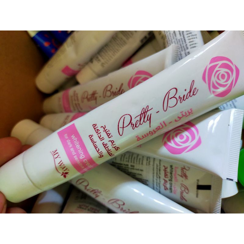 MY WAY Cream PRETTY BRIDE For dark and sensitive area, BPOM,Halal,aman bumil busui