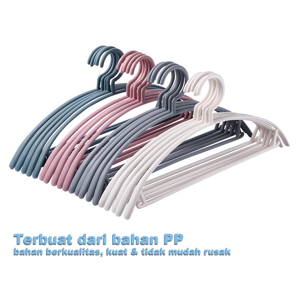 BRGUNIK Hanger / Gantungan Baju Plastik / Gantungan / Gantungan Plastik / Gantungan Warna R684