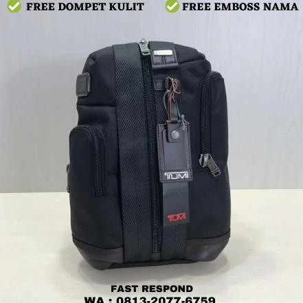 Tas Tumi Alpha Bravo Saratoga Sling Bag Pria Selempang Mirror Terlaris