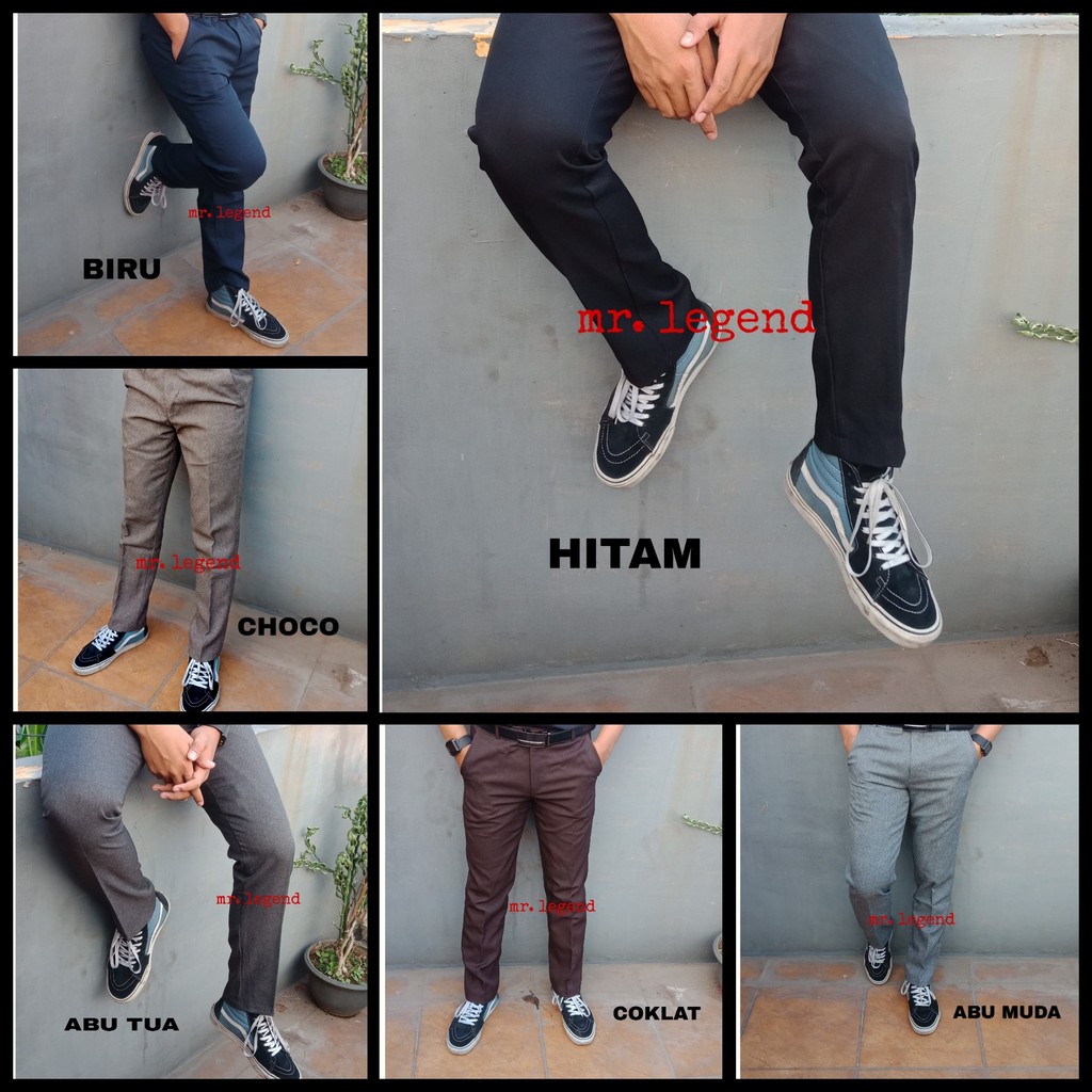 celana formal pria slimfit | celana kantor pria slimfit | celana kerja pria | celana bahan pria slimfit