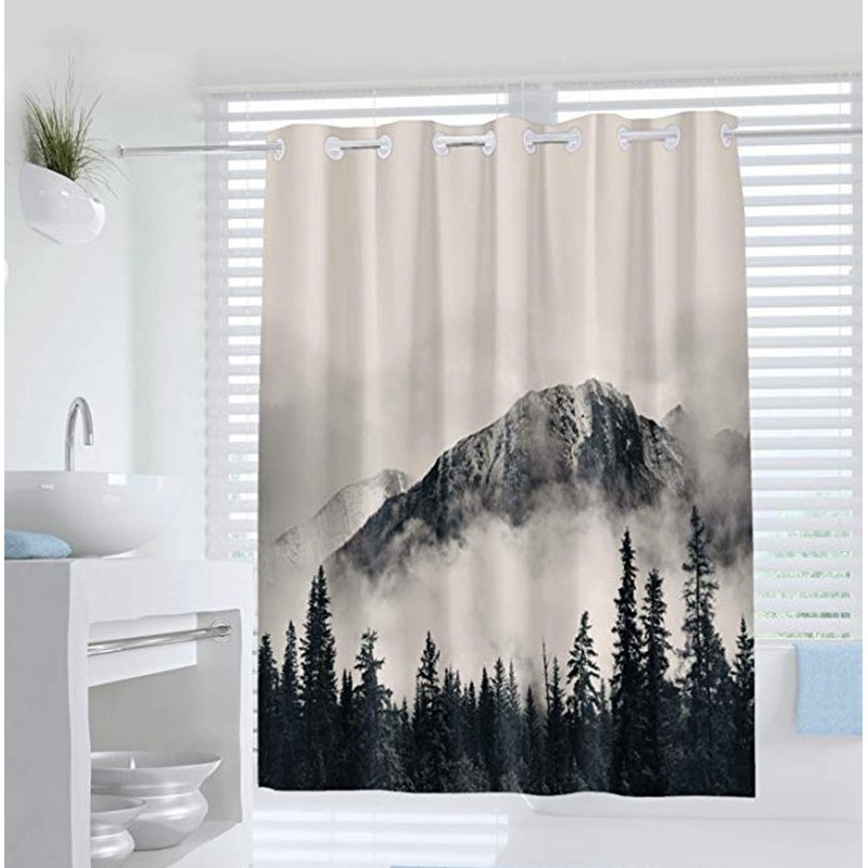 National Parks Home Shower Curtain By Canadian Smokey Mountain