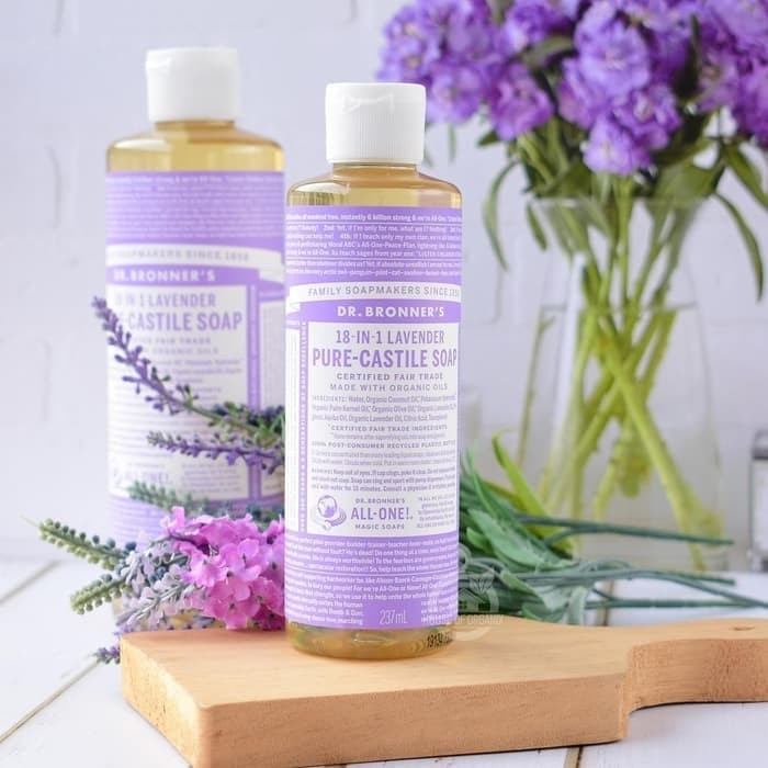 Dr. Bronner's Pure Castile Liquid Soap Sabun Mandi Bayi Anak 237 ml