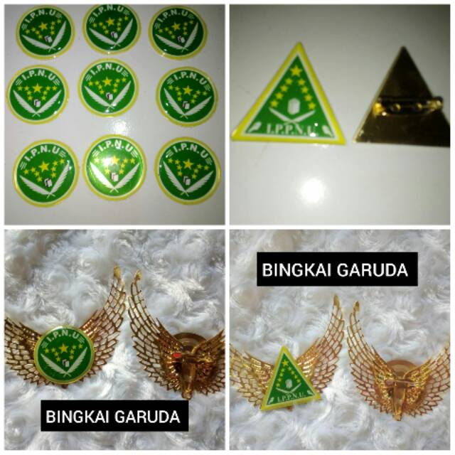 PIN LENCANA IPPNU dan IPNU Kuningan Cor Resin Peniti