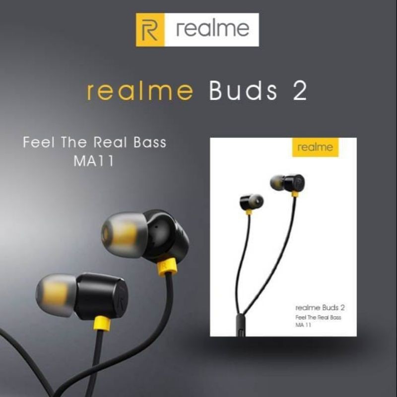 Realme Handsfree buds 2+ New Real Bass MA-11