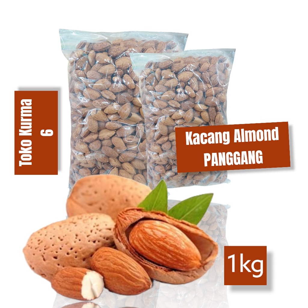 

Kacang almond 1kg (panggang/roasted)