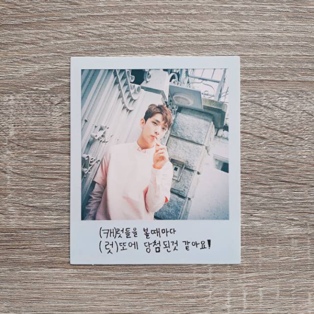 SEVENTEEN - Joshua Big Polaroid Love & Letter Repackage Aju Nice Very Nice Official Photocard