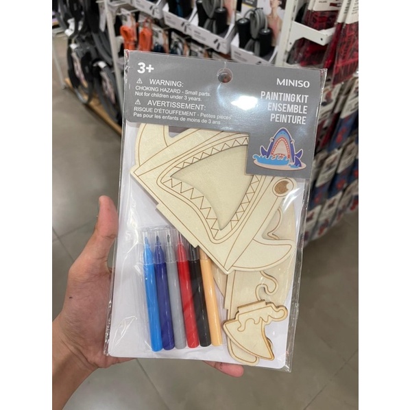 WOOD PIECE PAINTING KIT MINISO