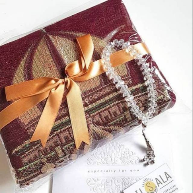 [CRT] SOUVENIR SAJADAH TURKI ANTI SLIP PREMIUM TAHLIL KADO 40 HARIAN TAHLILAN HAMPERS LEBARAN KADO GURU