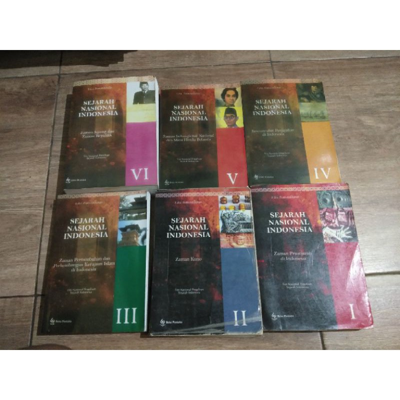 paket lengkap sejarah nasional indonesia jilid 1-6