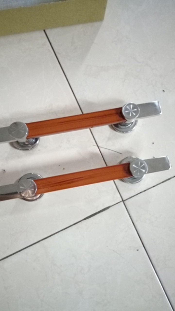 Handle Pintu Rumah Spb  Motif Kayu 25cm / Handel Tarikan Pintu Dua