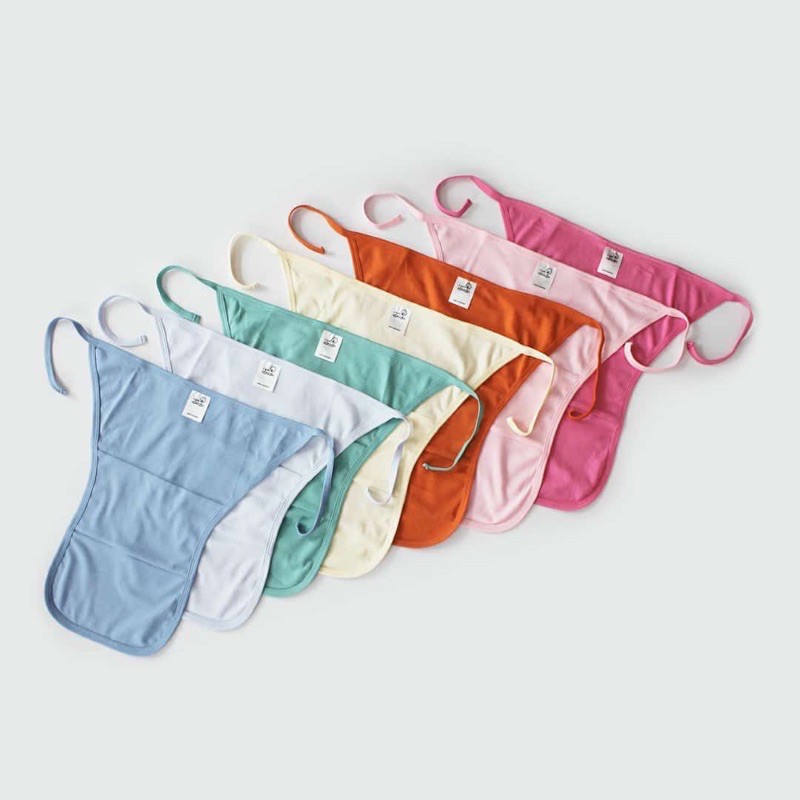 Popok Cawat Bayi / Tali Iam Cotton Warna