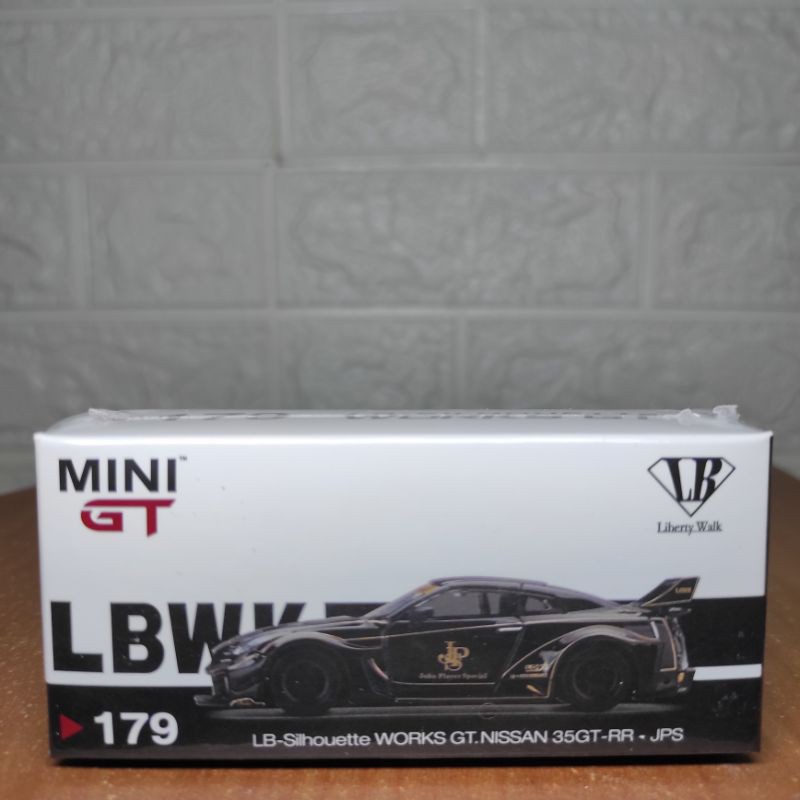 Mini GT 179 LB Silhouette Works GT Nissan 35 GT-RR Ver 1 JPS
