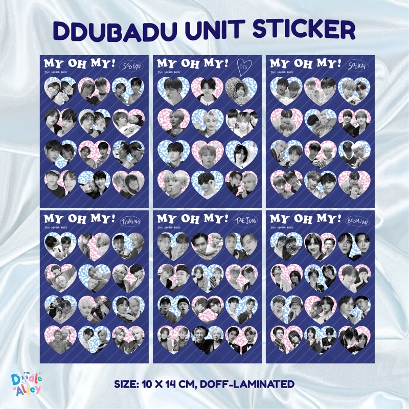 

[LAST STOCK] MY OH MY! | TXT UNIT STICKER K-Pop Fanmerch by The Doodle Alley