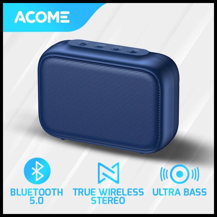 Acome A1 Sense Speaker Bluetooth 5.0 Portable Ultra Bass Tws