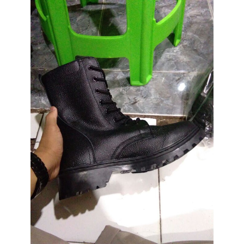Sepatu PDL TNI AL kulit Jeruk asli jatah/sepatu PDL TNI AL