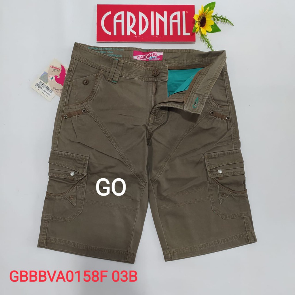 bb CARDINAL CELANA BAHAN 3/4 Cewek Celana Cewek Polos