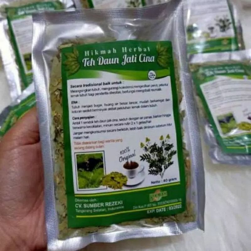 

teh daun jati cina UK 40gr