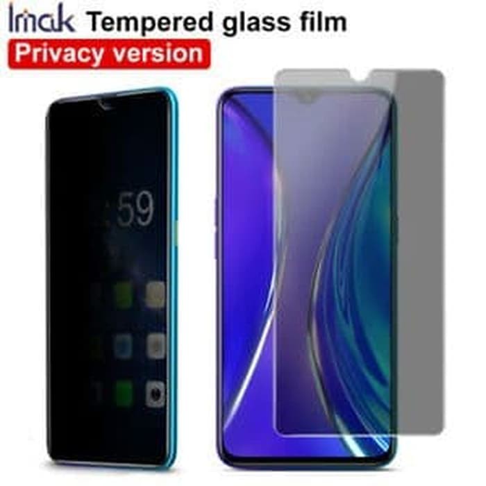 TEMPERED GLASS ANTI SPY REALME X2 PRO - ANTI GORES KACA PRIVASI - SCREEN PROTECTOR