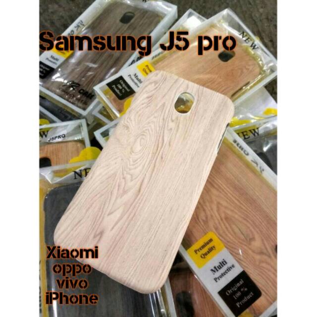 HARD CASE KAYU SAMSUNG J5 PRO CASE WOOD J5 PRO BAMBOO CASE J530
