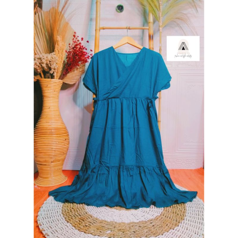 Daster Kimono Pendek || Daster Kimono Ruffle || Daster Kimono Polos || Dress Kimono || Daster ||-Tosca tua
