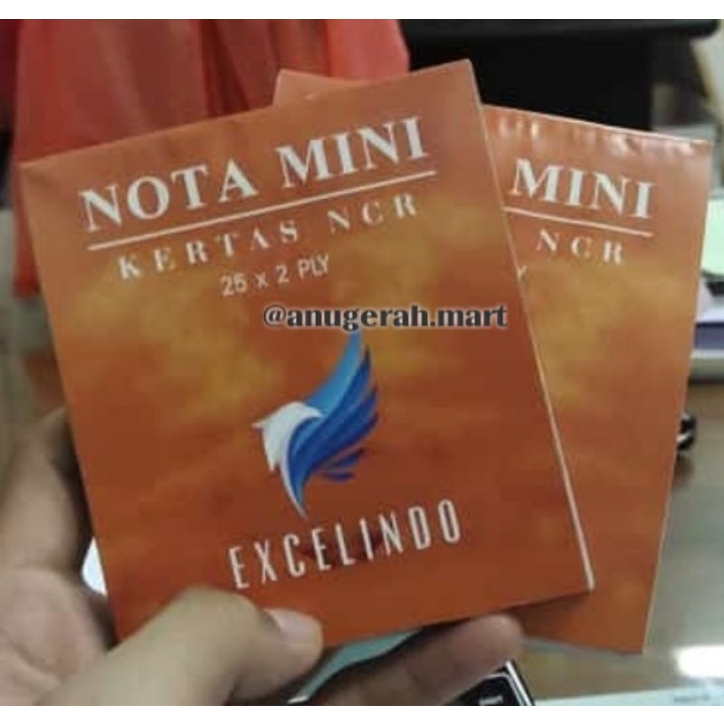 

nota mini kontan 2 ply / nota NCR ecer