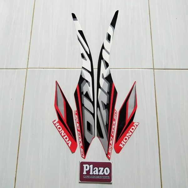 Striping Stiker Honda Vario 125 LED New 2021 Merah